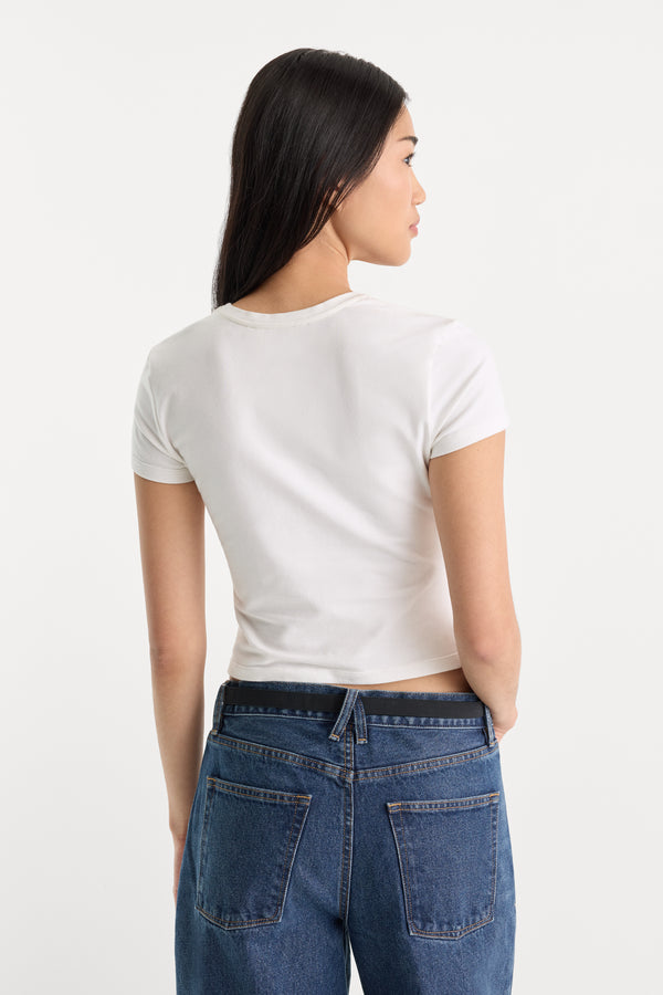THE BABY TEE | WHITE