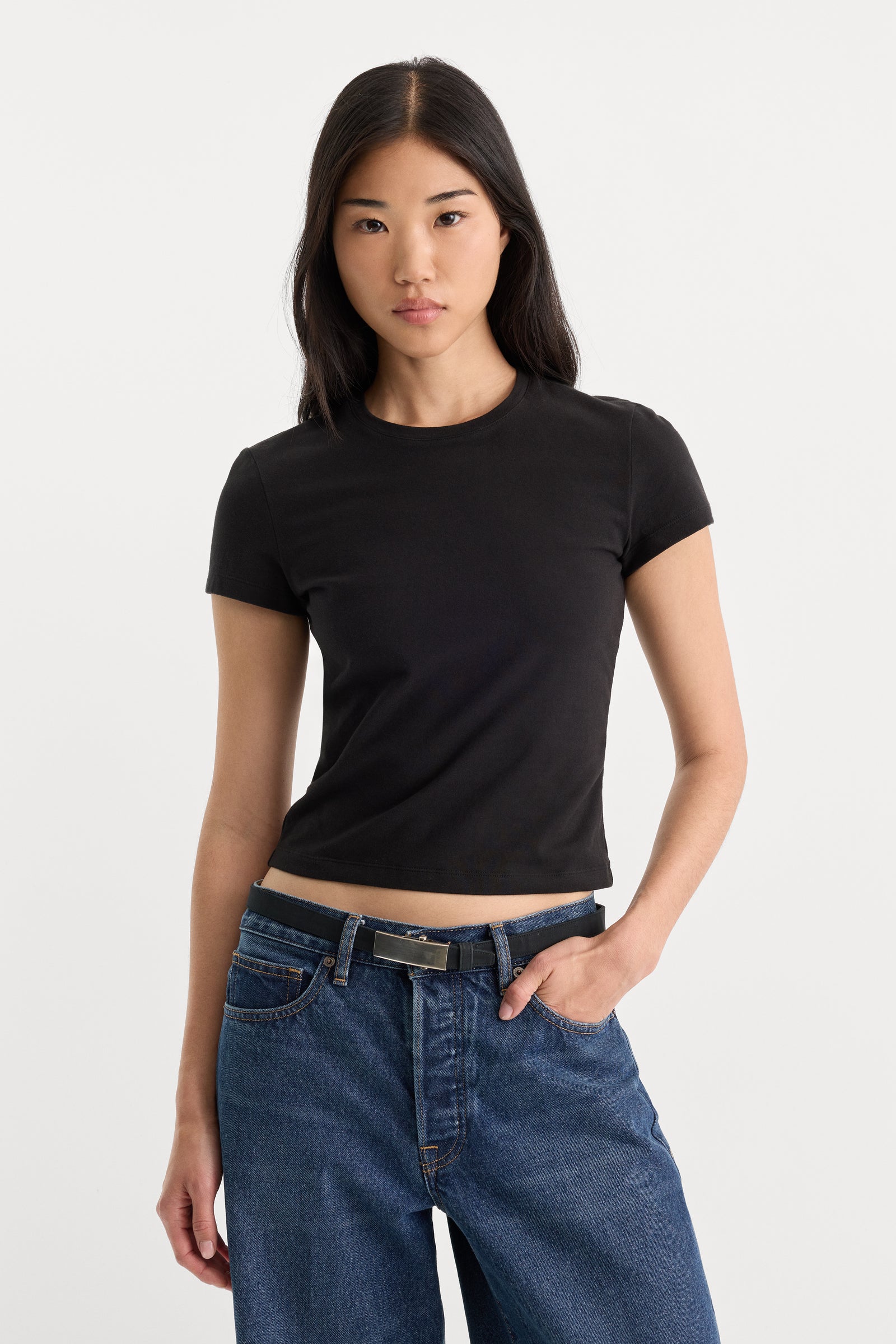 THE BABY TEE | BLACK