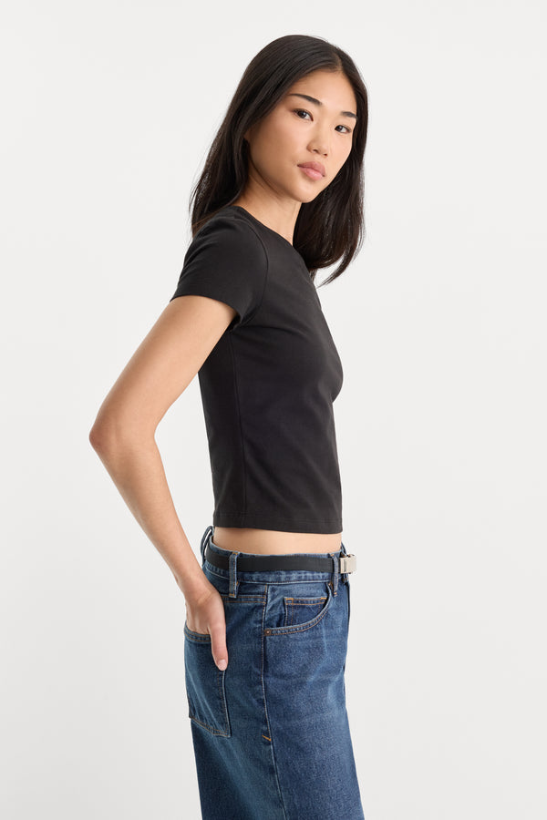 THE BABY TEE | BLACK