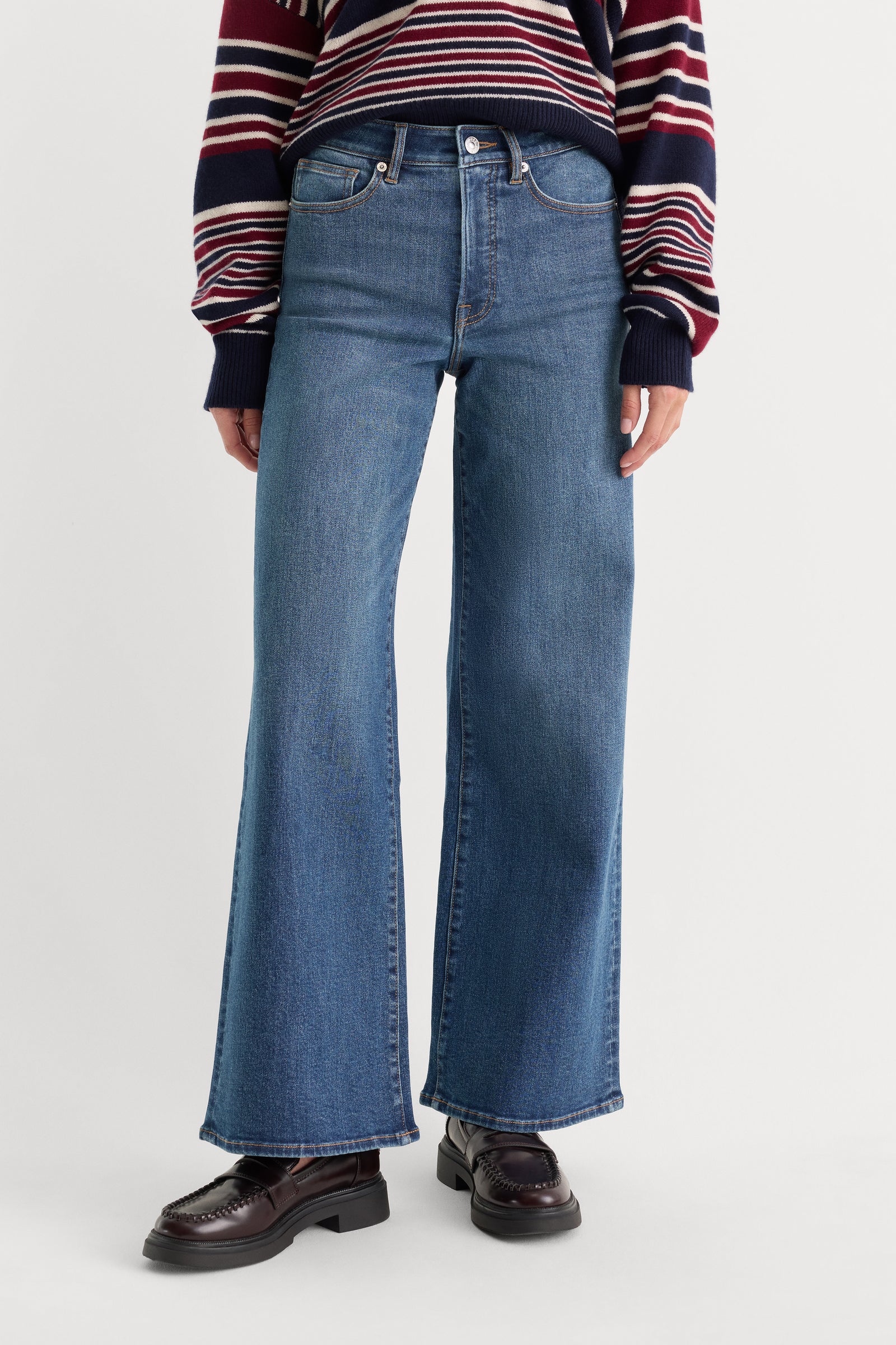 GOOD WAIST PALAZZO ANKLE JEANS | SIERRA