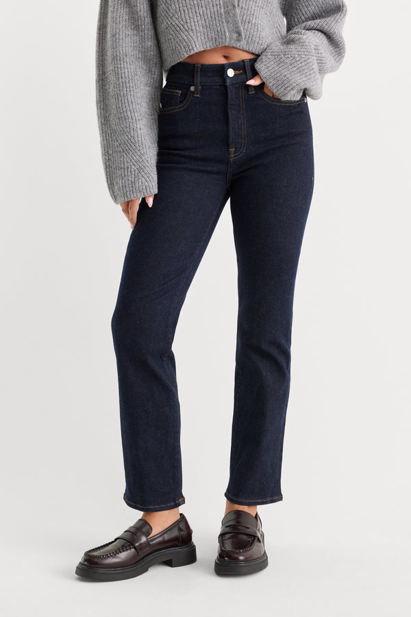 ALWAYS FITS GOOD LEGS STRAIGHT JEANS LONG | DENETHICBLUE04-1 | GOOD AMERICAN | MODEL