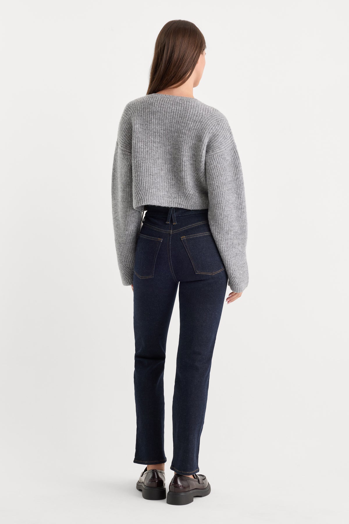 ALWAYS FITS GOOD LEGS STRAIGHT JEANS LONG | DENETHICBLUE04-3 | GOOD AMERICAN | MODEL