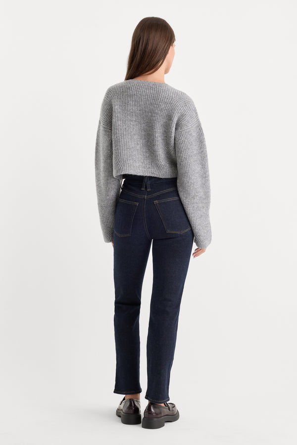 ALWAYS FITS GOOD LEGS STRAIGHT JEANS LONG | DENETHICBLUE04-3 | GOOD AMERICAN | MODEL
