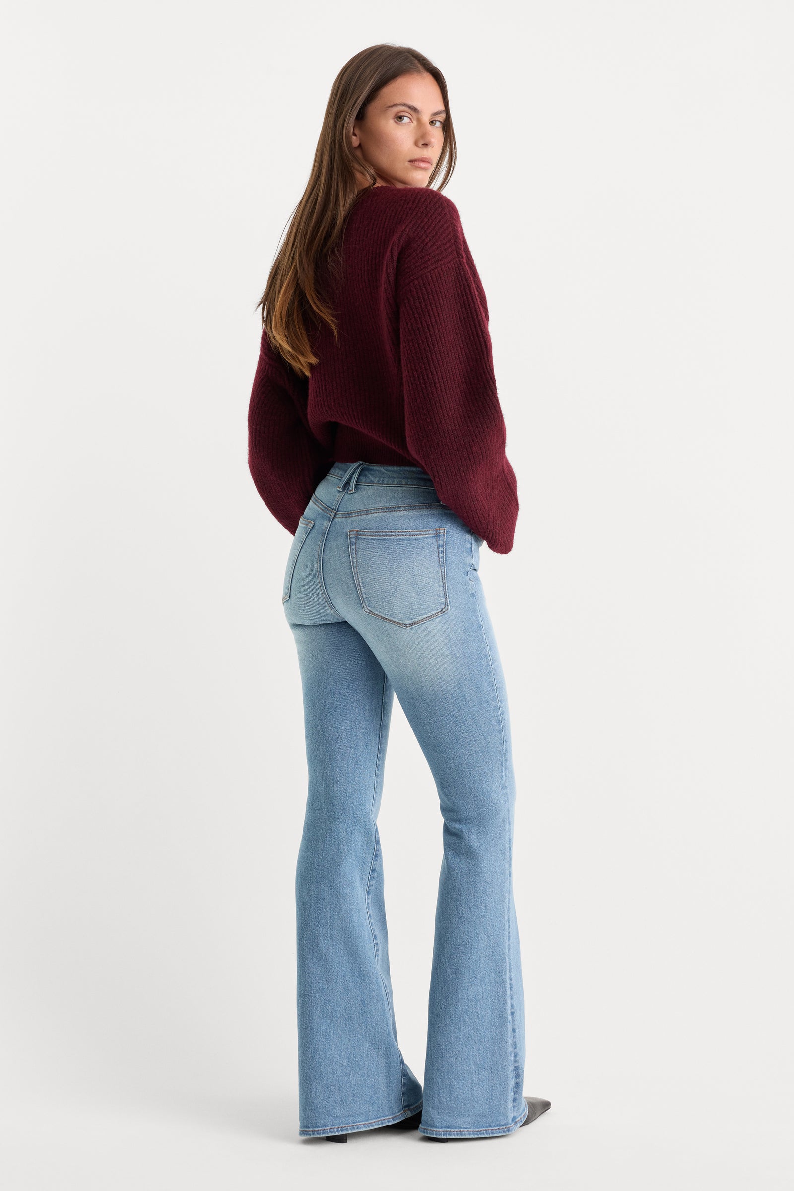 GOOD LEGS FLARE JEANS | INDIGO1290