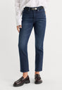 GOOD LEGS STRAIGHT JEANS | ATLAS BLUE-4 | GOOD AMERICAN | MODEL