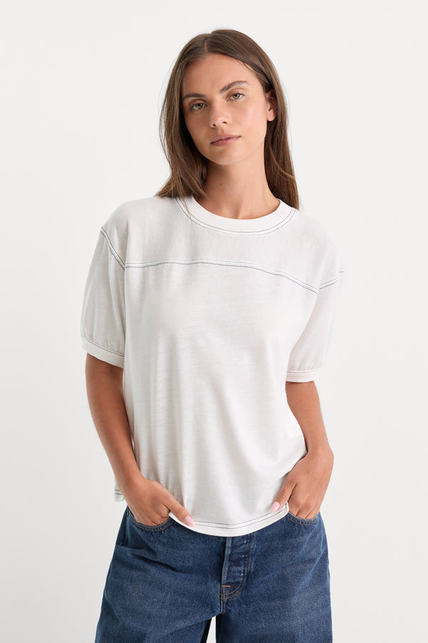 THE GYM TEE | CHALK