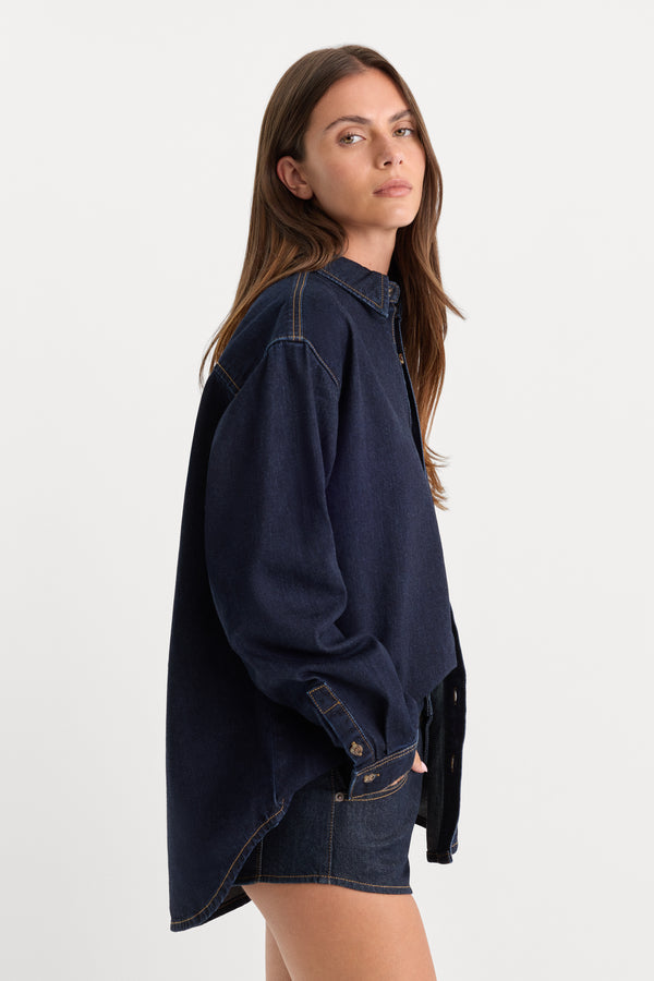 THE DENIM EASY SHIRT | INDIGO1389