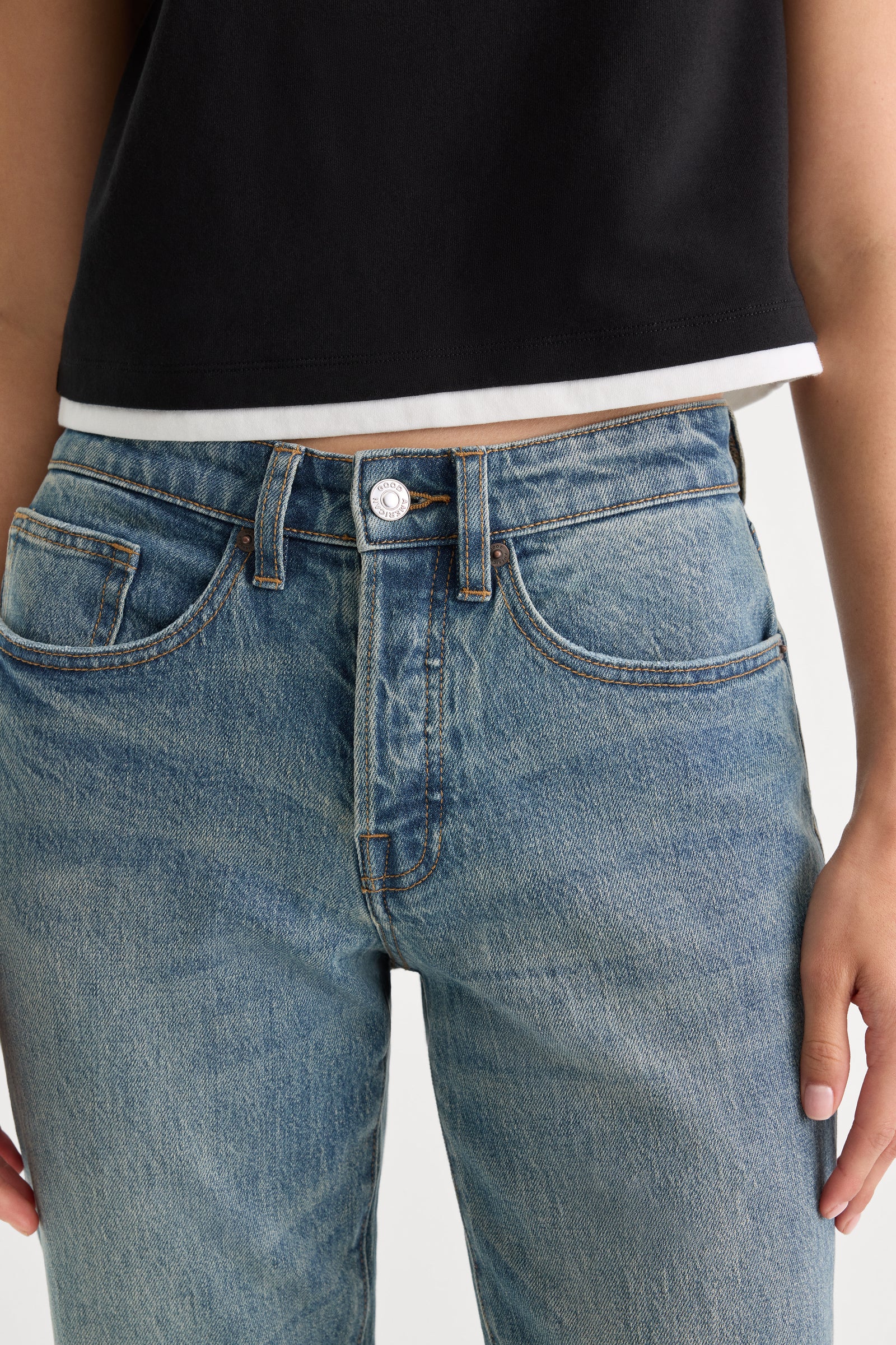 VINTAGE STRAIGHT ANKLE JEANS | OAK