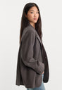 THE OVERSIZED BLAZER | CHARCOAL MINI HOUNDSTOOTH-3 | GOOD AMERICAN | MODEL