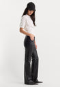 BETTER THAN LEATHER LOW RISE BOOTCUT | BLACK001-2 | GOOD AMERICAN | MODEL