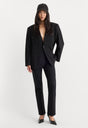 THE OVERSIZED BLAZER | BLACK001-4 | GOOD AMERICAN | MODEL