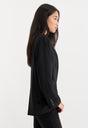 THE OVERSIZED BLAZER | BLACK001-2 | GOOD AMERICAN | MODEL