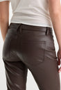 BETTER THAN LEATHER LOW RISE BOOTCUT PANT | ESPRESSO-6 | GOOD AMERICAN | MODEL
