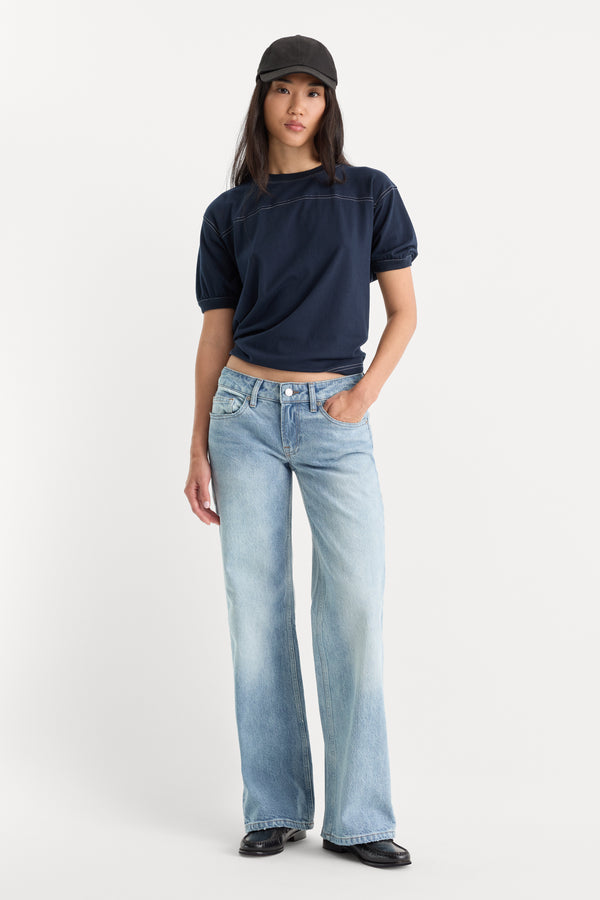 VINTAGE LOW LOOSE JEANS | VALE-1 | GOOD AMERICAN | MODEL