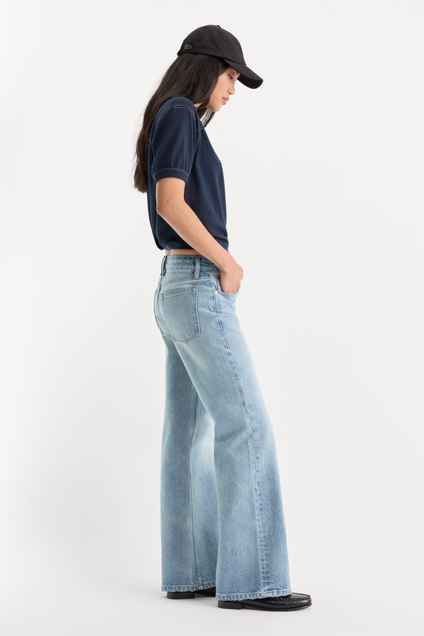 VINTAGE LOW LOOSE JEANS | VALE-2 | GOOD AMERICAN | MODEL