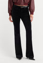 VELVET GOOD LEGS FLARE PANT | BLACK-3 | GOOD AMERICAN | MODEL