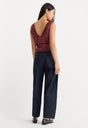 VINTAGE BARREL ANKLE JEANS | RINSE-5 | GOOD AMERICAN | MODEL