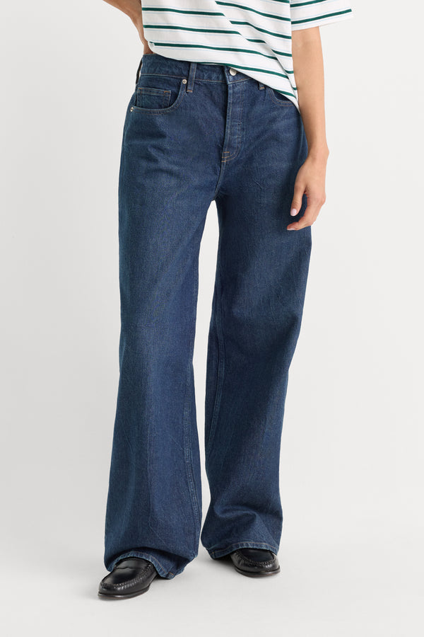 VINTAGE WIDE JEANS | QUIRK-2 | GOOD AMERICAN | MODEL