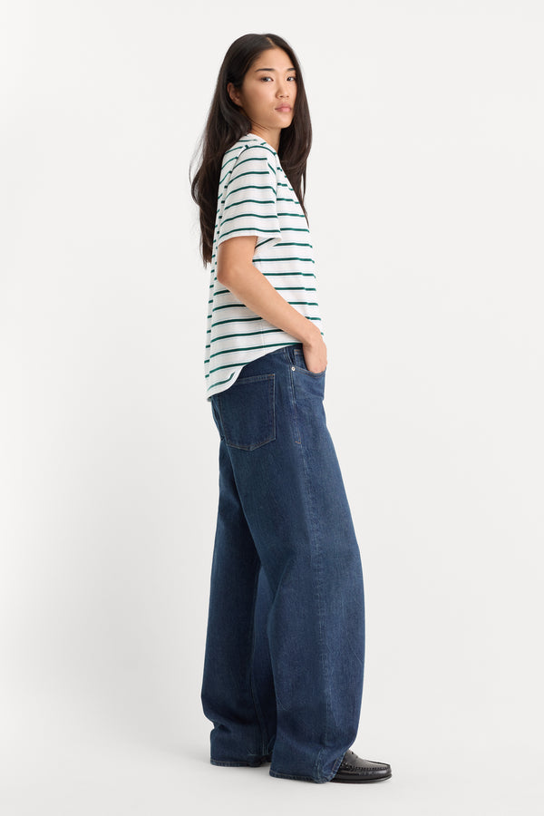 VINTAGE WIDE JEANS | QUIRK-3 | GOOD AMERICAN | MODEL