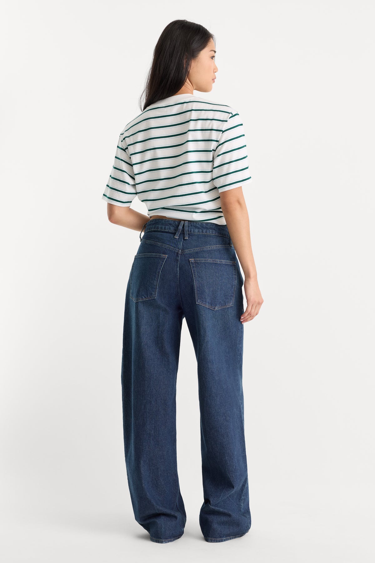 VINTAGE WIDE JEANS | QUIRK-5 | GOOD AMERICAN | MODEL