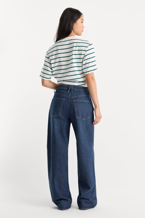 VINTAGE WIDE JEANS | QUIRK-5 | GOOD AMERICAN | MODEL