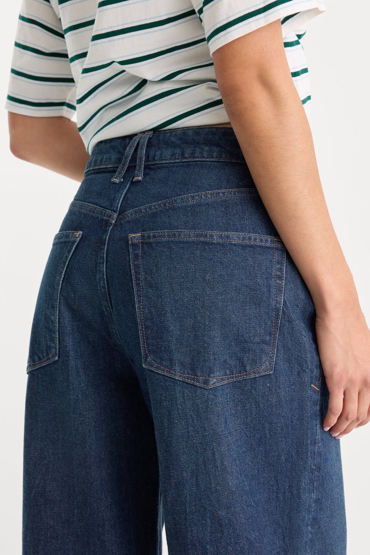 VINTAGE WIDE JEANS | QUIRK-6 | GOOD AMERICAN | MODEL