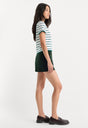 THE CORD MINI SKIRT | FOREST GREEN-4 | GOOD AMERICAN | MODEL