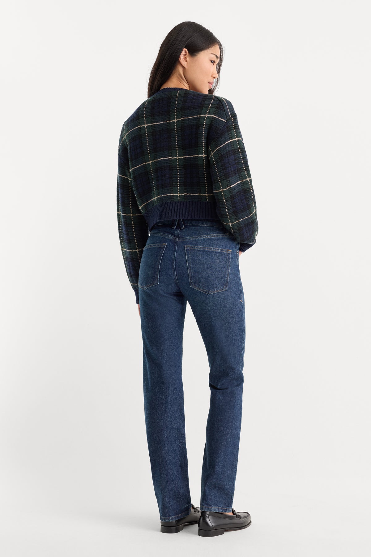 VINTAGE STRAIGHT JEANS | QUIRK-6 | GOOD AMERICAN | MODEL