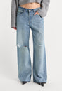VINTAGE LOW SLUNG BAGGY JEANS | TERRA-2 | GOOD AMERICAN | MODEL
