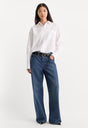 VINTAGE LOW SLUNG BAGGY JEANS | TRACE-3 | GOOD AMERICAN | MODEL