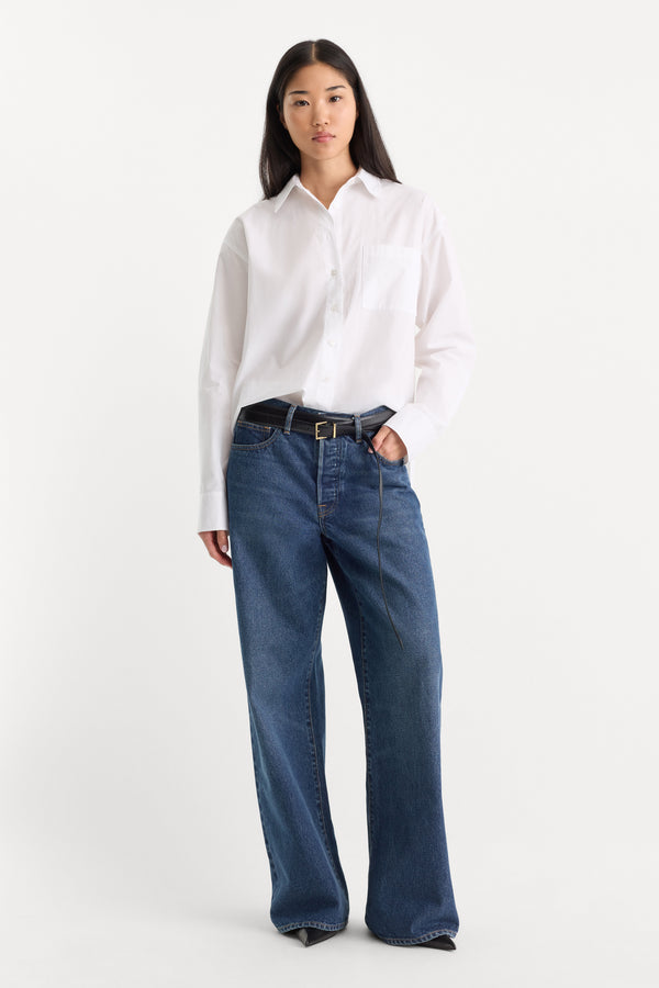 VINTAGE LOW SLUNG BAGGY JEANS | TRACE-3 | GOOD AMERICAN | MODEL