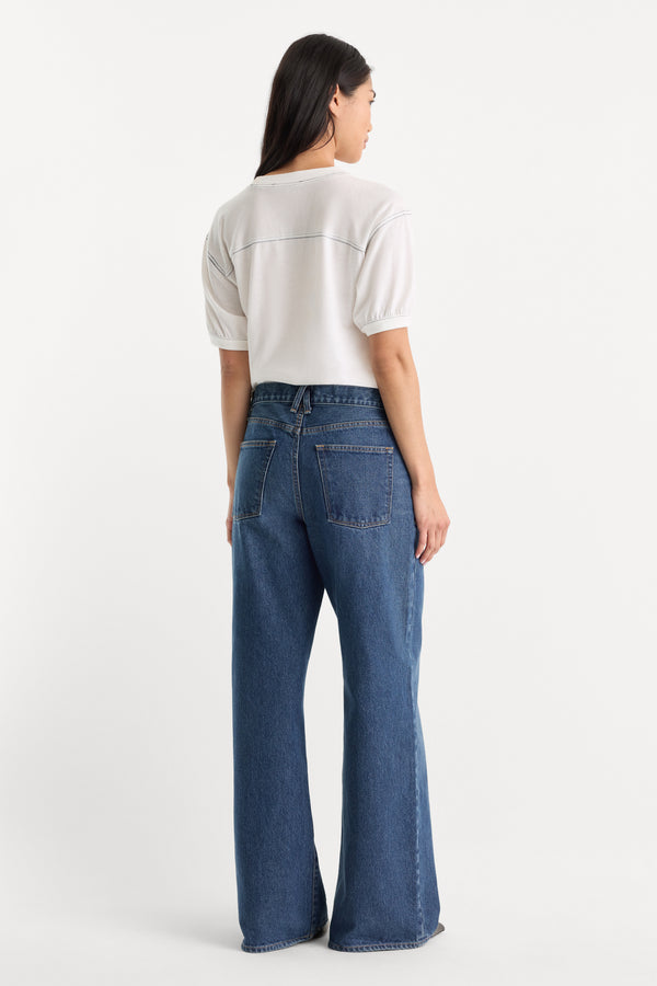 VINTAGE LOW SLUNG BAGGY JEANS | TRACE-7 | GOOD AMERICAN | MODEL