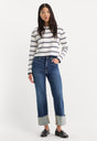 GOOD TRUE STRAIGHT JEANS | INDIGO1230-1 | GOOD AMERICAN | MODEL