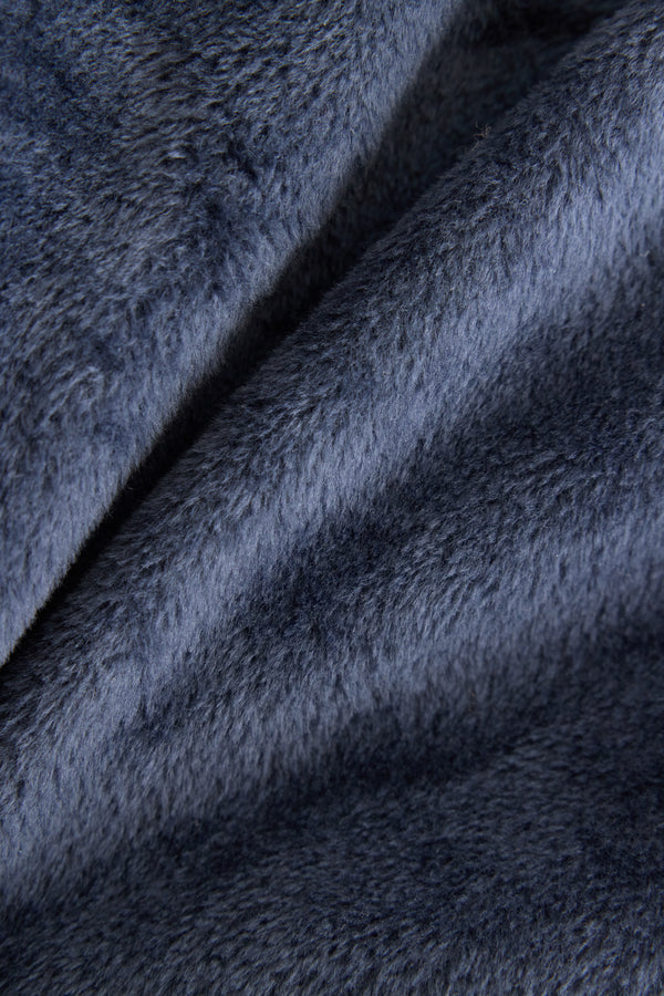 THE BRUSHED FLEECE HENLEY | NEW NAVY-4 | GOOD AMERICAN | MODEL