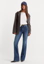 ALWAYS FITS GOOD CLASSIC BOOTCUT JEANS | INDIGO446-3 | GOOD AMERICAN | MODEL
