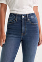ALWAYS FITS GOOD CLASSIC BOOTCUT JEANS | INDIGO446-6 | GOOD AMERICAN | MODEL