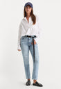 GOOD ICON STRAIGHT ANKLE JEANS | INDIGO1078-1 | GOOD AMERICAN | MODEL