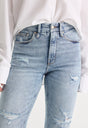 GOOD ICON STRAIGHT ANKLE JEANS | INDIGO1078-3 | GOOD AMERICAN | MODEL
