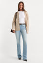 ALWAYS FITS GOOD CLASSIC BOOTCUT JEANS | INDIGO448-3 | GOOD AMERICAN | MODEL