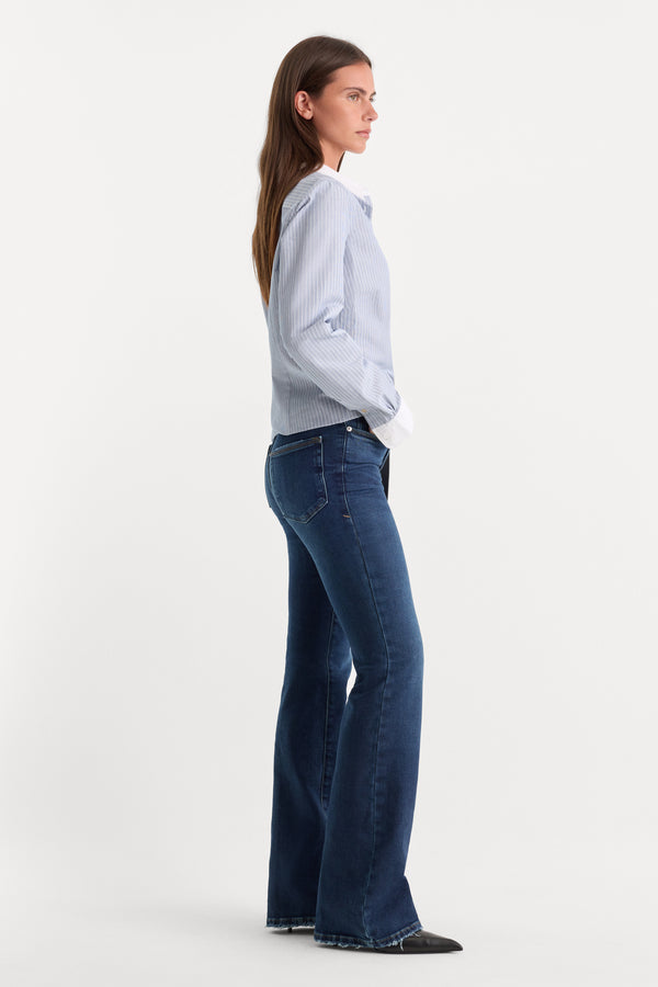 SOFT TECH GOOD CLASSIC BOOTCUT JEANS | INDIGO511-3 | GOOD AMERICAN | MODEL