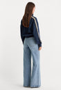 GOOD WAIST PALAZZO JEANS | INDIGO1154-5 | GOOD AMERICAN | MODEL