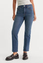GOOD LEGS STRAIGHT JEANS | BLUE004-2 | GOOD AMERICAN | MODEL
