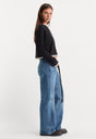 VINTAGE LOW LOOSE JEANS | INDIGO1224-3 | GOOD AMERICAN | MODEL
