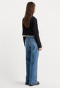 VINTAGE LOW LOOSE JEANS | INDIGO1224-5 | GOOD AMERICAN | MODEL