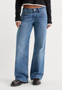 VINTAGE LOW LOOSE JEANS | INDIGO1224-2 | GOOD AMERICAN | MODEL