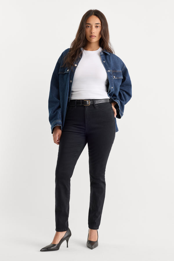 ALWAYS FITS GOOD LEGS SKINNY JEANS | BLACK165-1 | GOOD AMERICAN | MODEL
