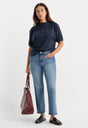 ALWAYS FITS GOOD LEGS STRAIGHT JEANS | INDIGO316-1 | GOOD AMERICAN | MODEL
