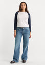 VINTAGE LOW LOOSE JEANS | TROUBLED WATER-1 | GOOD AMERICAN | MODEL