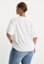 THE GYM TEE | CHALK-2 | GOOD AMERICAN | MODEL
