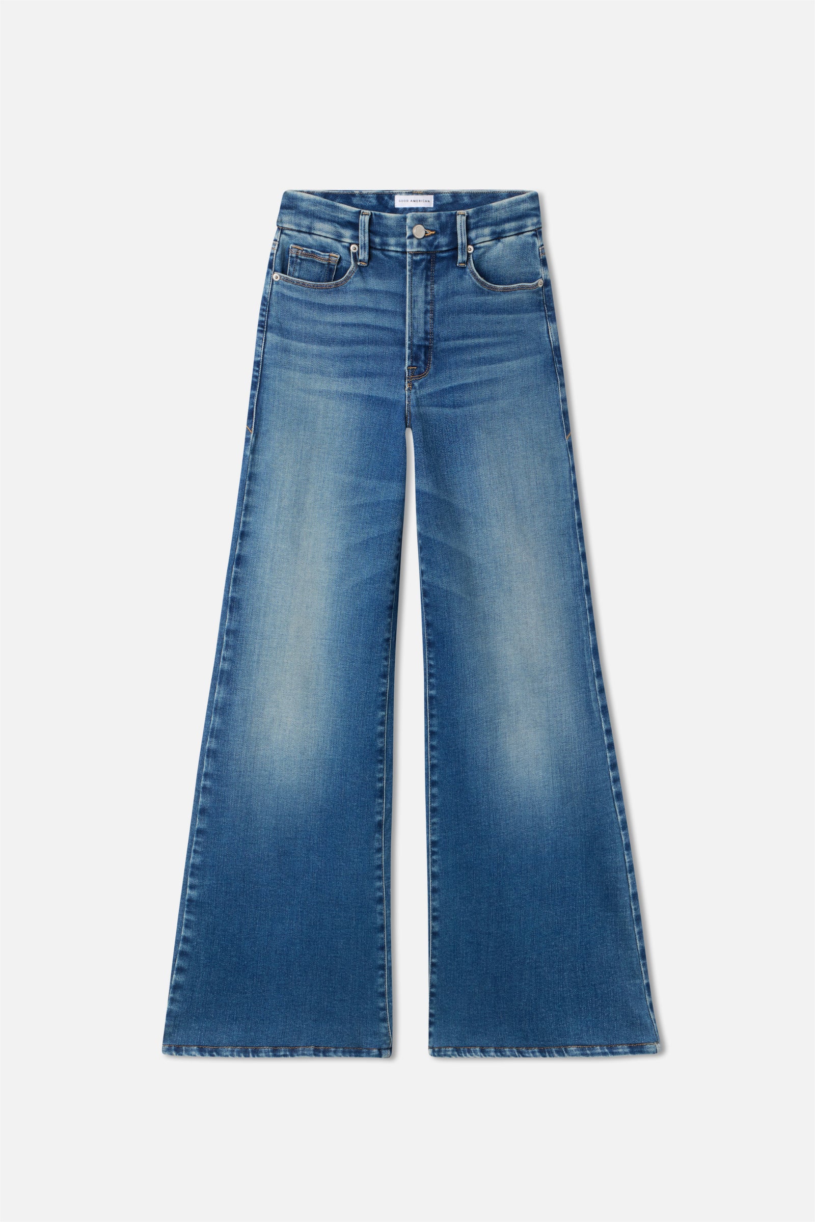 SOFT TECH GOOD WAIST PALAZZO JEANS | INDIGO986